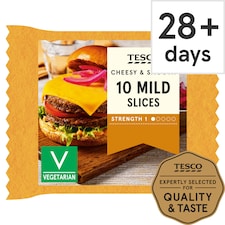 Tesco 10 Mild Cheese Slices 200G
