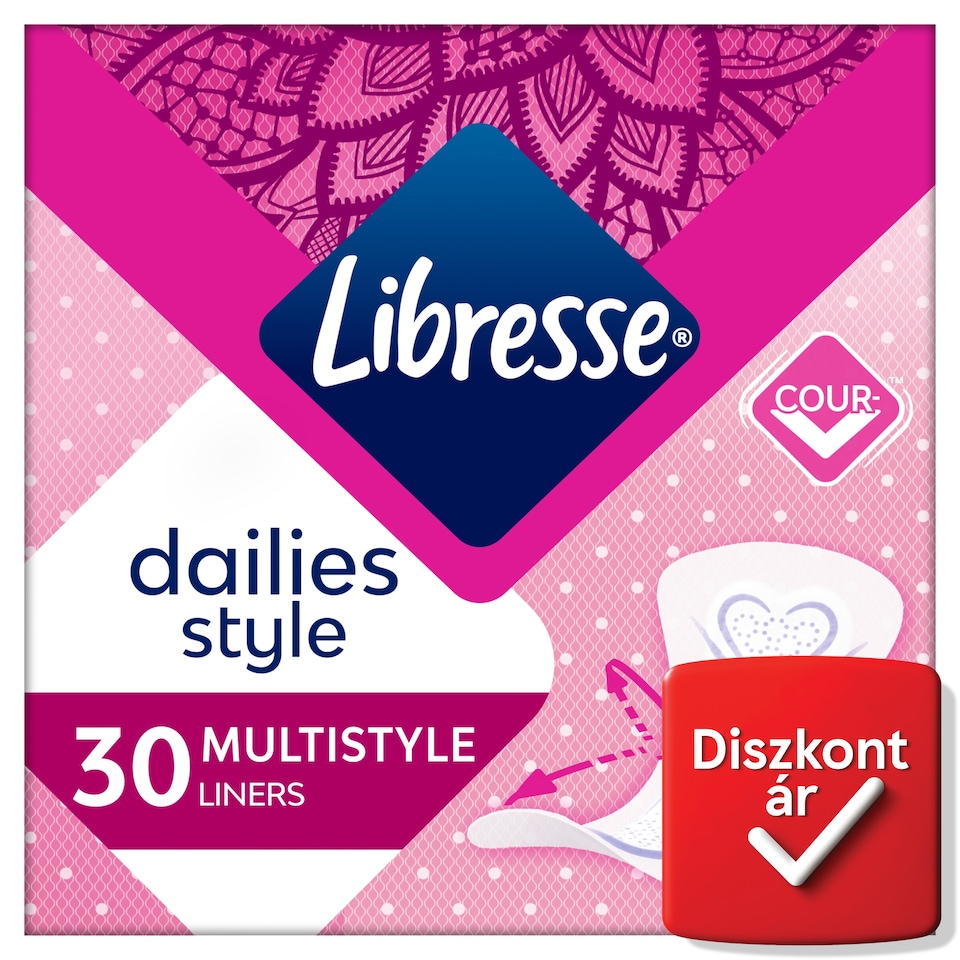 Libresse Dailies Style Multistyle tisztasági betét 30 db  1. kép