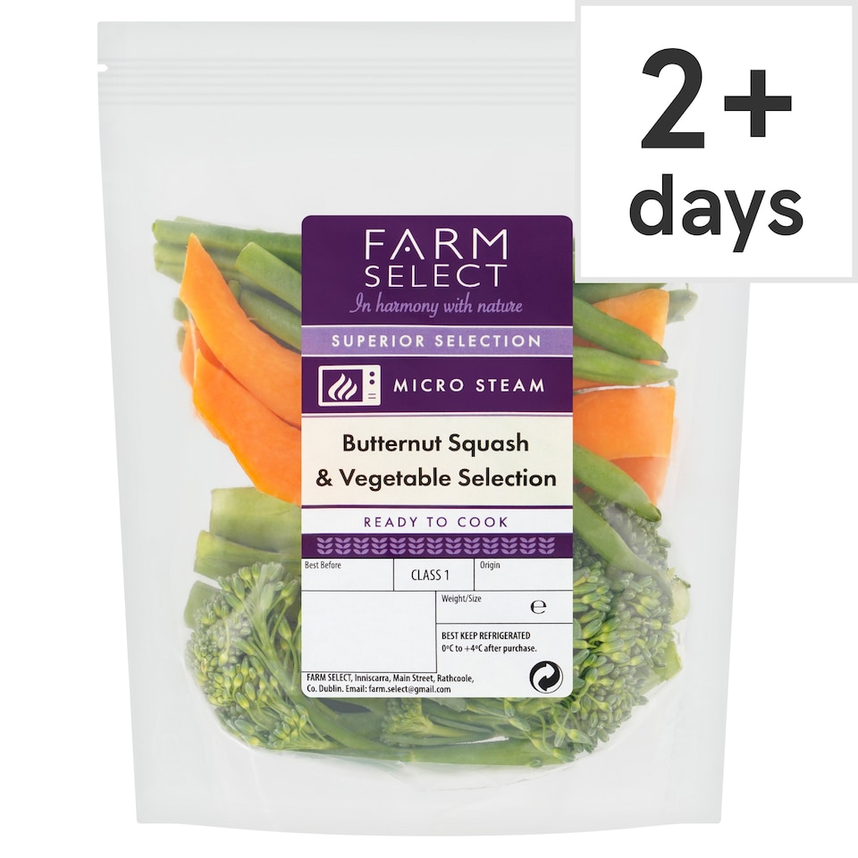 Farm Select Butternut Squash & Mixed Veg 200g