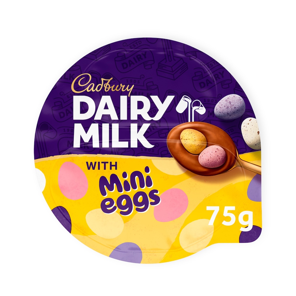 image 1 of Cadbury Mini Eggs Milk Chocolate Dessert 75G