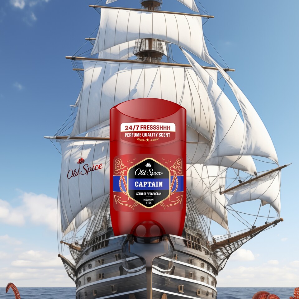 Obrázek 1 pro produkt Old Spice Captain Tuhý Deodorant Pro Muže 50ml
