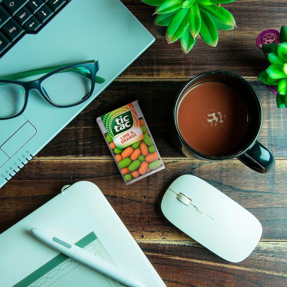 image 1 of Tic Tac Lime & Orange 18G