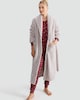 image 1 of F&F Fleece Honeycomb Textured Dressing Gown in Purple