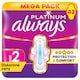 obrázok 1 z Always Platinum Hygienické Vložky Super (Veľkosť 2) 42 Vložiek