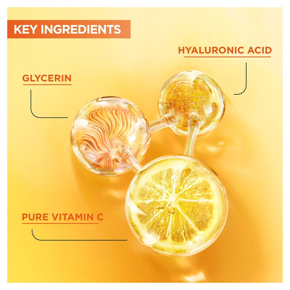 image 1 of Garnier Skin Active Vitamin C Night Serum 30ml