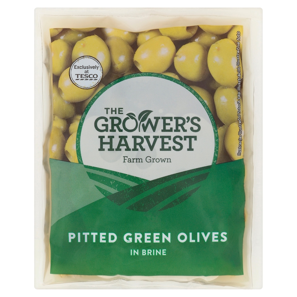 The Grower's Harvest magozott zöld olívabogyó 195 g