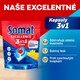 image 2 of Somat Excellence 3in1 Lemon Fresh Dishwasher Tablets 88 pcs 1592.8 g