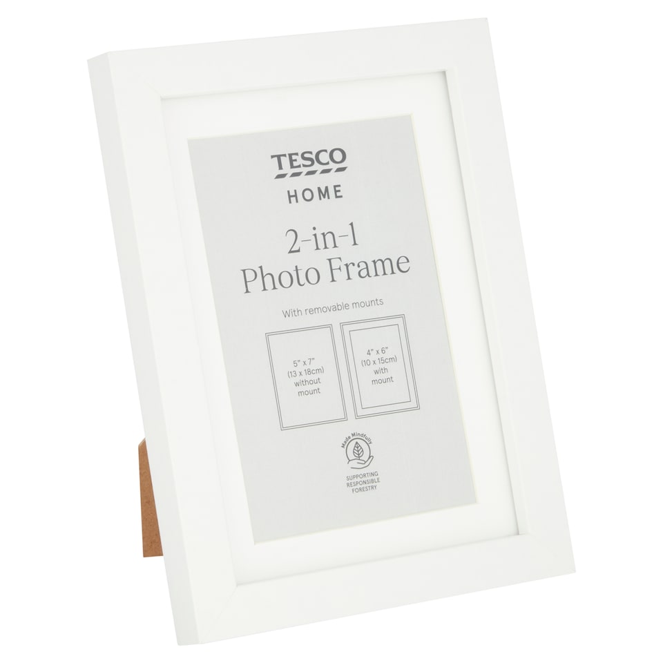 Tesco Home 2 az 1-ben fehér képkeret 1. kép