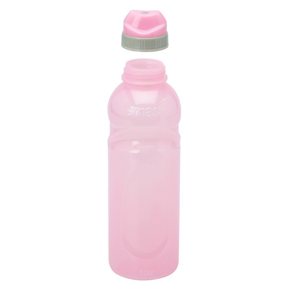 image 1 of Smash Pink & Navy Stealth Water Bottle 500ml Assorted