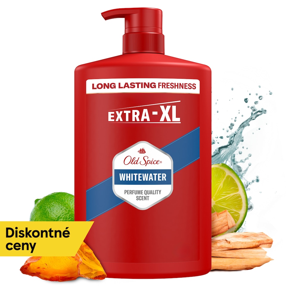 obrázok 1 z Old Spice Whitewater 3 V 1 Sprchový Gél A Šampón Pre Mužov 1000ml