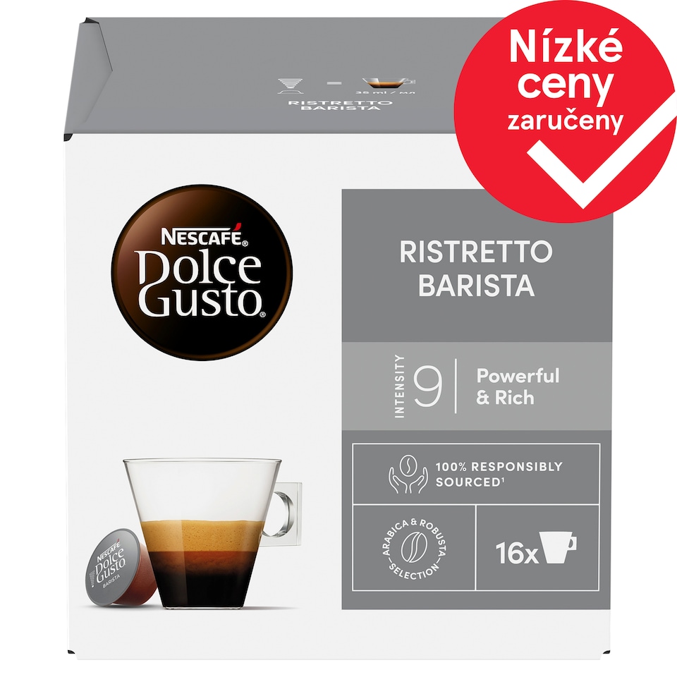 NESCAFÉ Dolce Gusto Ristretto Barista - kávové kapsle - 16 ks
