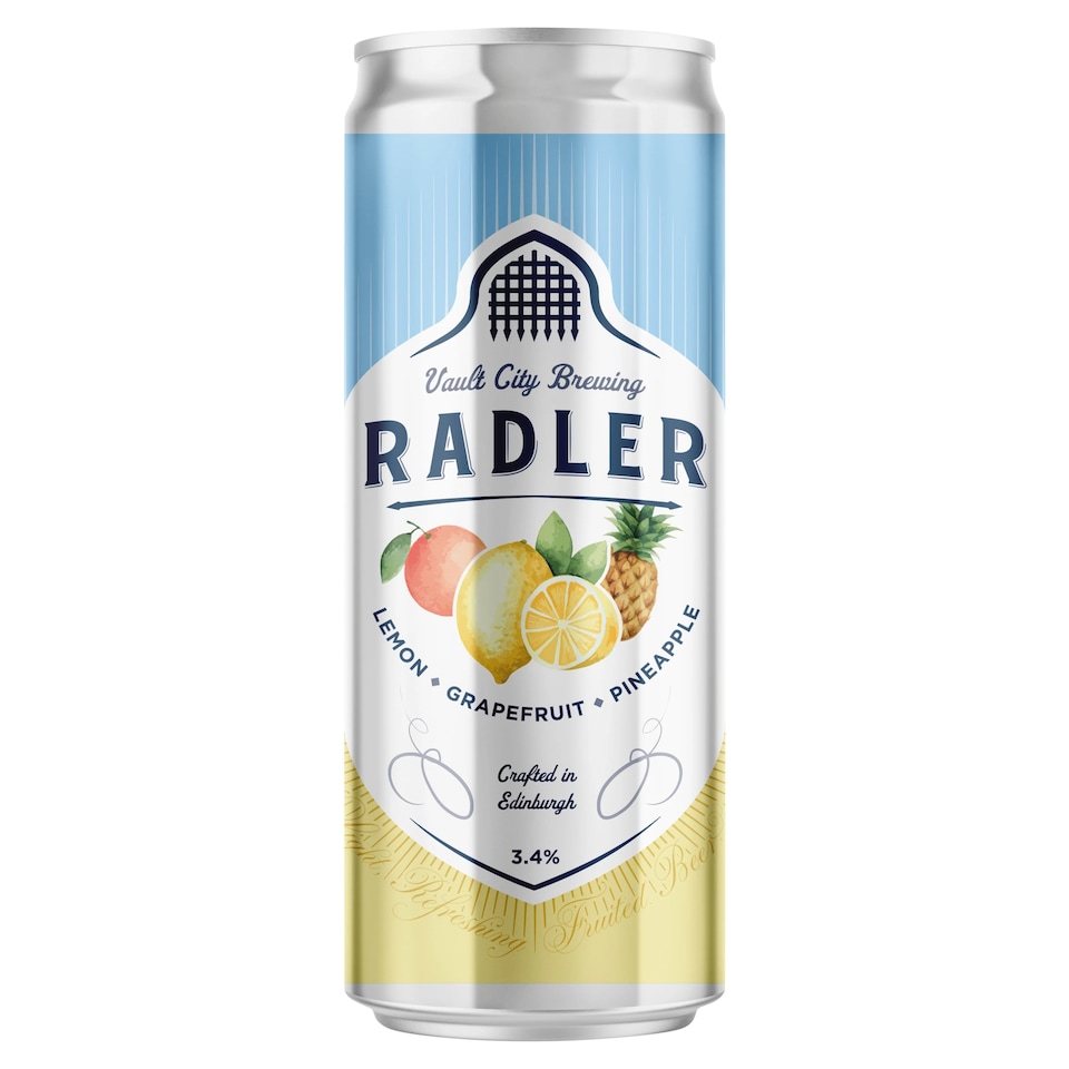 Vault City Radler Lemon Grapefruit & Pineapple Beer 330ml