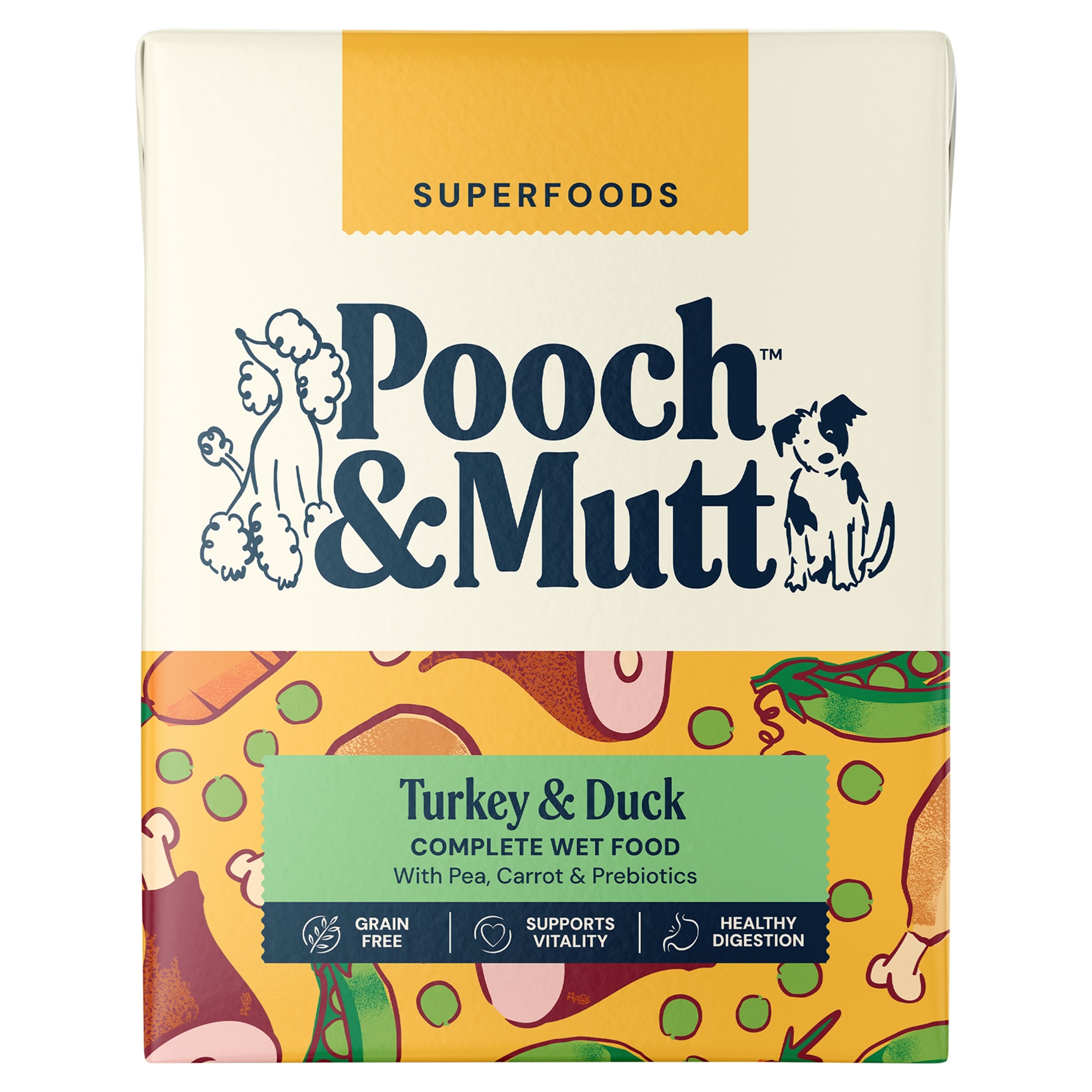 Pooch & Mutt Complete Wet Food - Turkey & Duck 375g