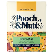 Pooch & Mutt Complete Wet Food - Turkey & Duck 375g