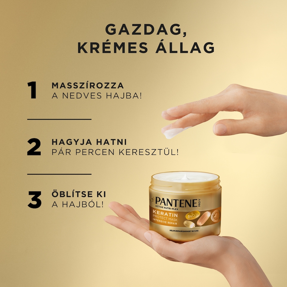 image 1 of Pantene Pro-V Inifnitely Long Keratin Protect Mask 300ml for Long, Weak Hair