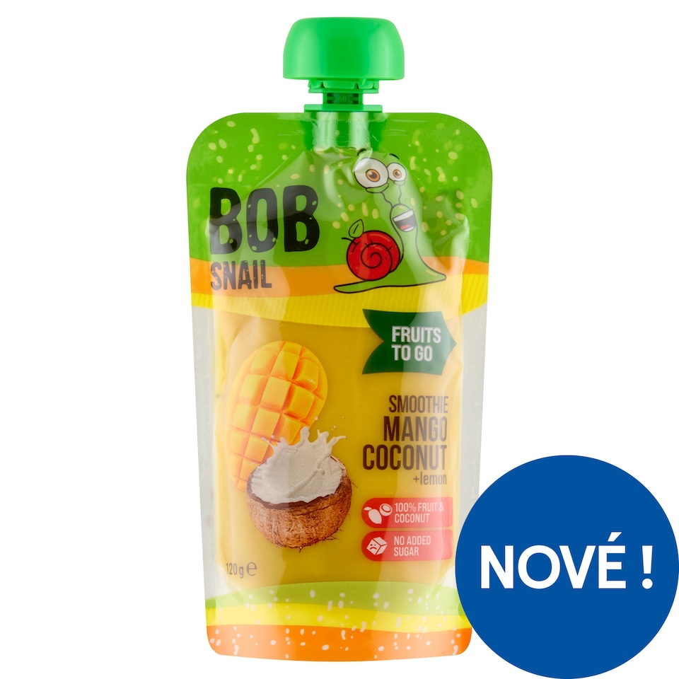 image 1 of Šnek Bob Smoothie Mango Coconut with Lemon 120g