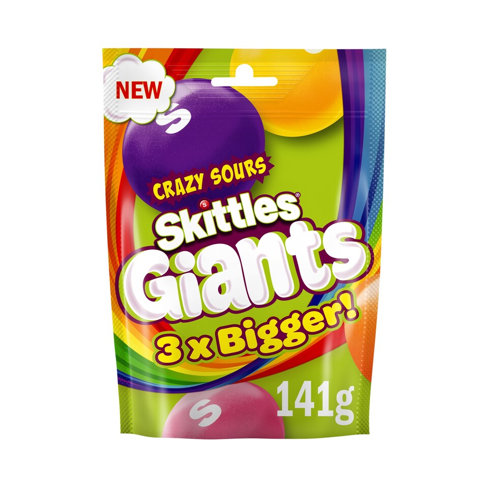 Skittles Giants Crazy Sour 141G