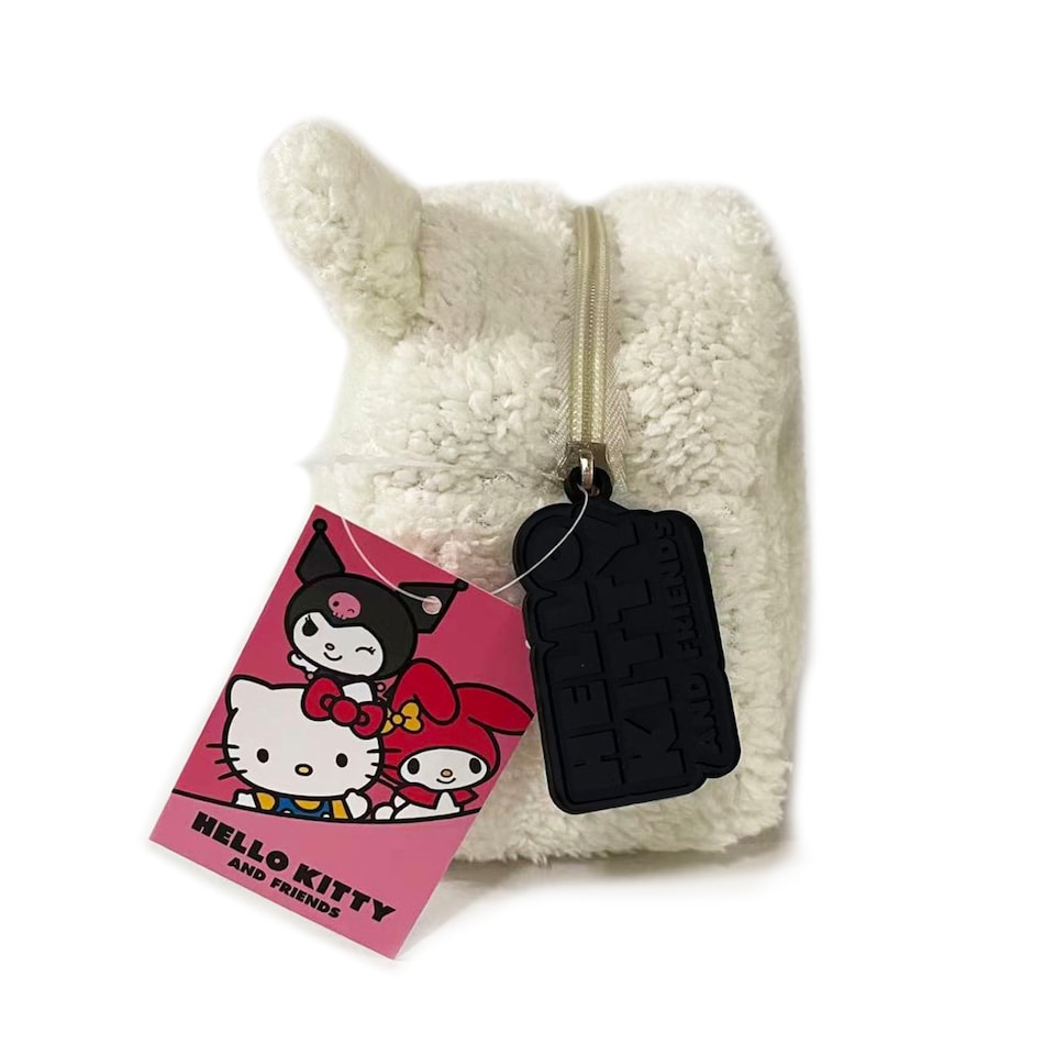 image 1 of Hello Kitty Fluffy Shaped Pouch