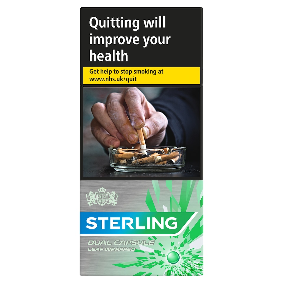 Sterling Dual Capsule Lead Wrapped 10 Cigarillos