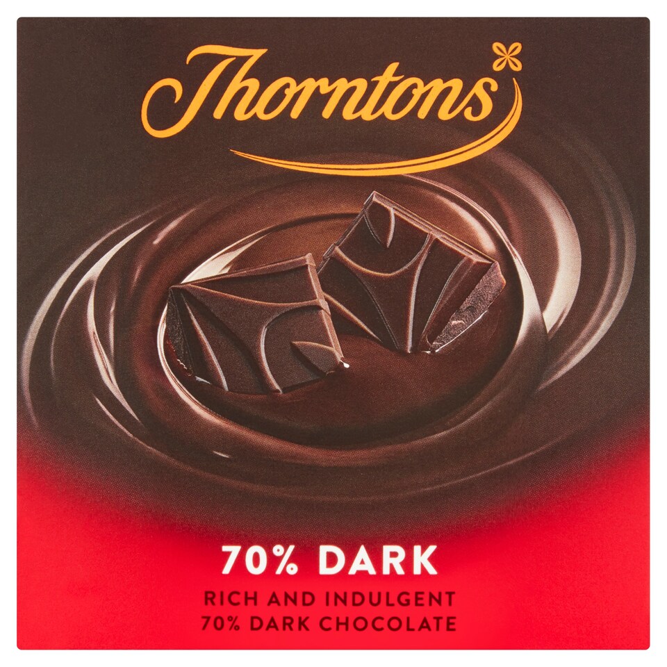image 1 of Thorntons 70% Dark Chocolate Block 90G