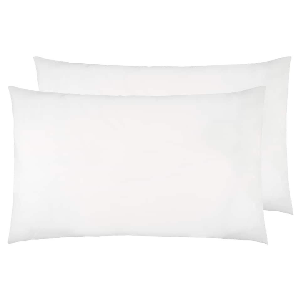 F&F Home White Cotton Rich Pillowcase Pair