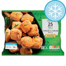 Tesco Cheese & Onion Rolls 25 Pack 375g