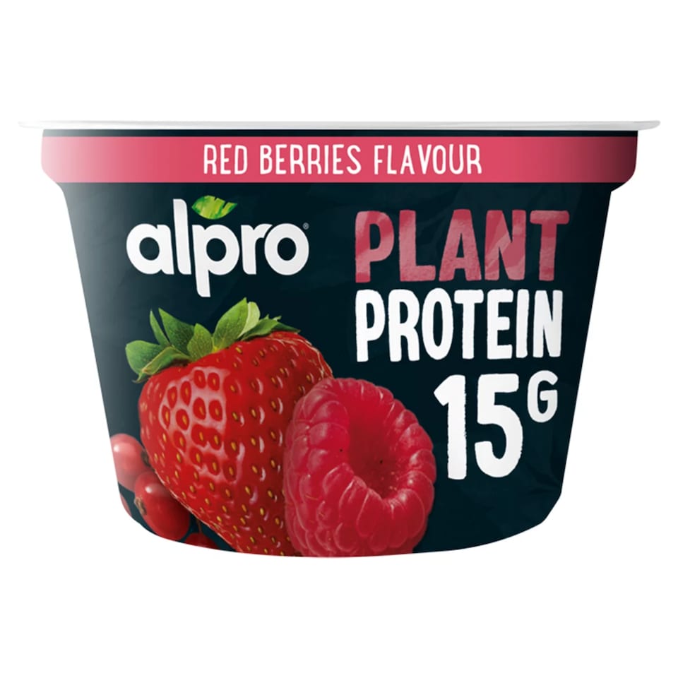 image 1 of Alpro 15g High Protein Red Berries Dairy Free Soya Yoghurt Alternative 200g