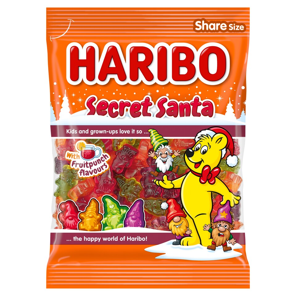 Haribo Secret Santa želé s ovocnými příchutěmi 200g
