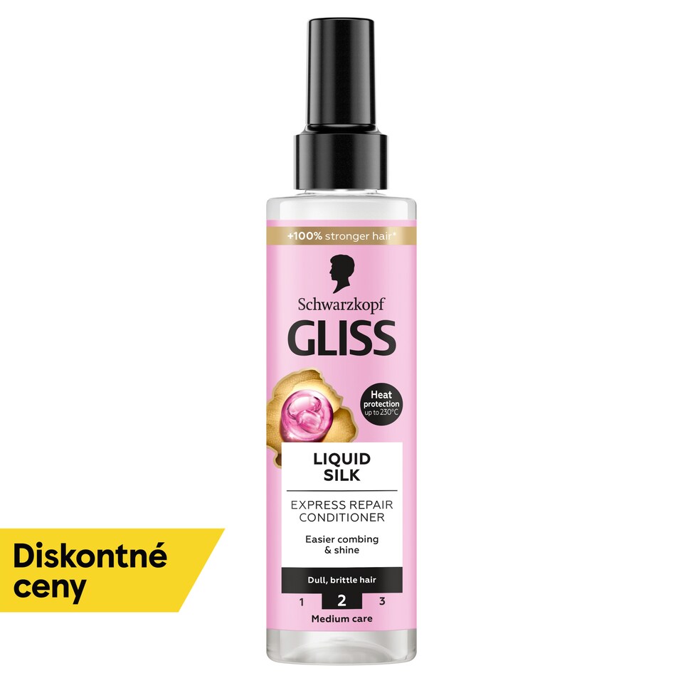 obrázok 1 z Gliss Liquid Silk expresný regeneračný kondicionér 200 ml