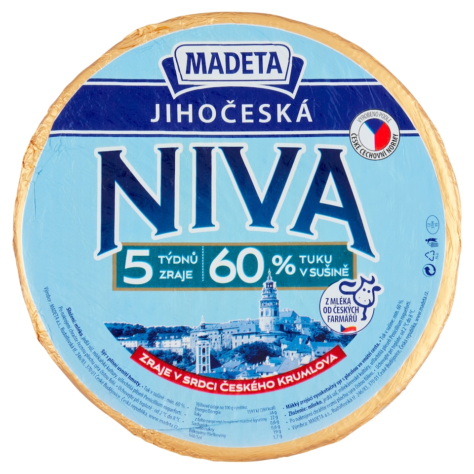 Obrázek 1 pro produkt Madeta Jihočeská niva 60% celá