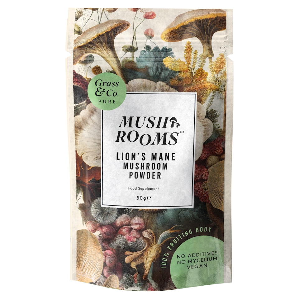 Grass & Co. Pure Lion's Mane Mushroom Powder 50g