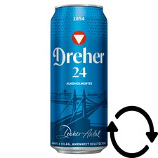 Dreher 24 alkoholmentes világos sör 0,5% 0,5 l