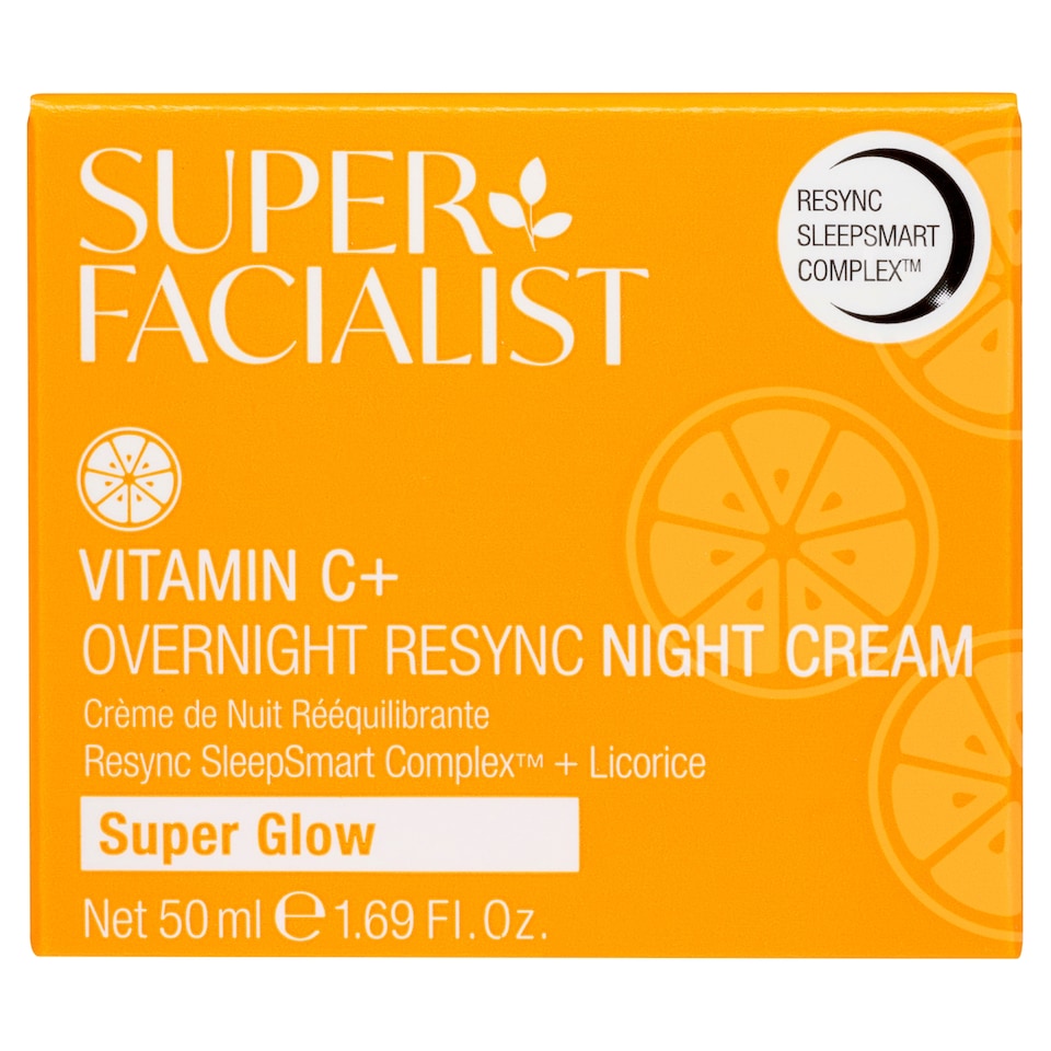 image 1 of Super Facialist Vitamin C+ Overnight Resync Night Cream 50ml