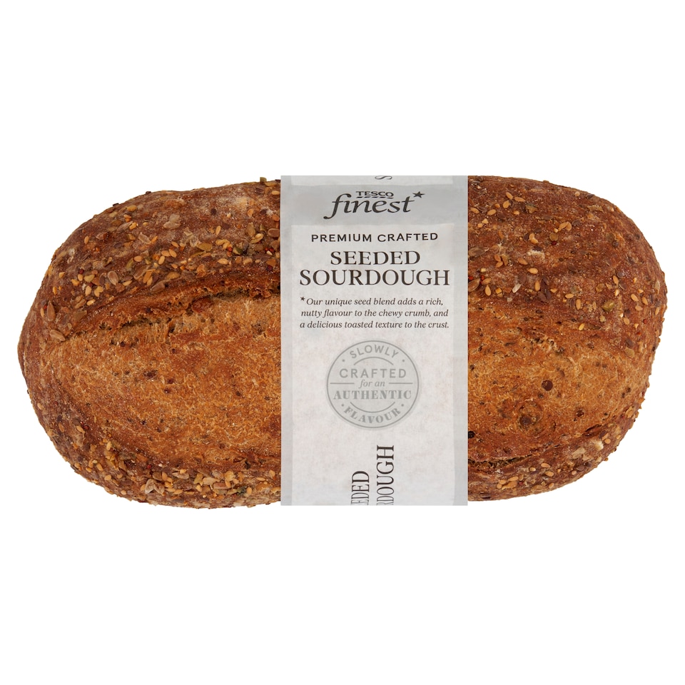 image 1 of Tesco Finest Seeded Sourdough Loaf 800g
