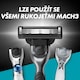 Obrázek 2 pro produkt Gillette Mach3 Charcoal Náhradní Holicí Hlavice Pro Muže, 3 Břity