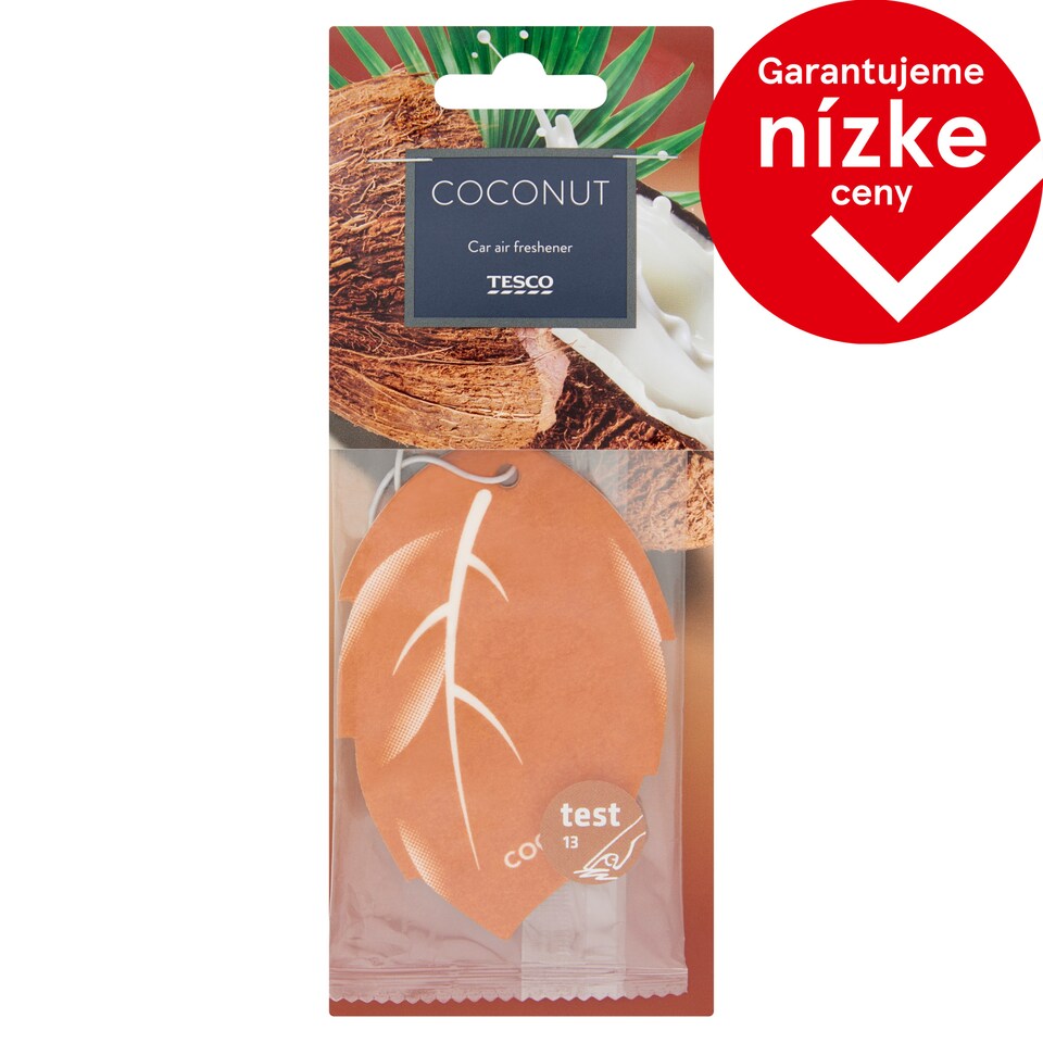 Tesco Car Air Freshener Coconut 4 g