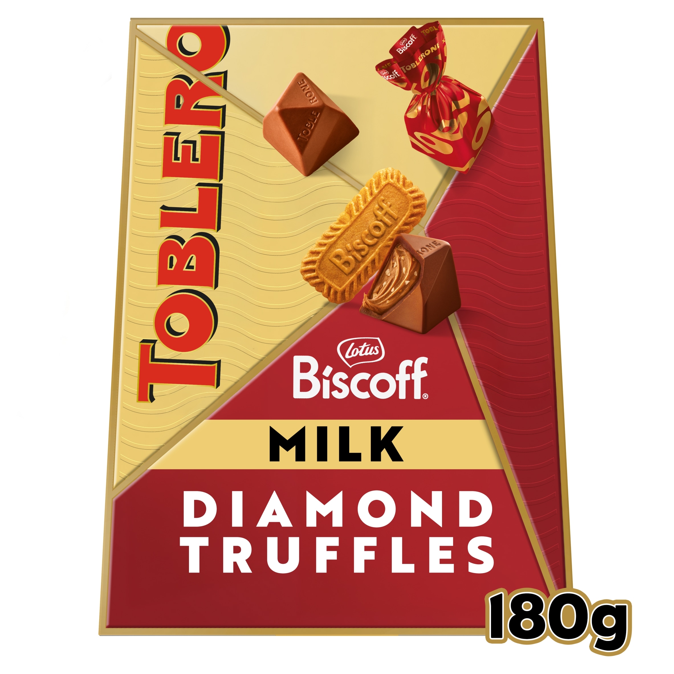 TOBLERONE Lotus Biscoff Dimond TRUFFLES 180G