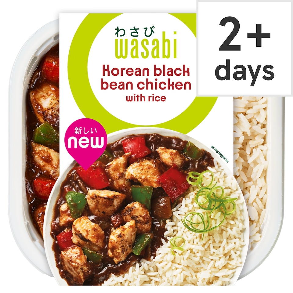 Wasabi Korean Black Bean Chicken with Rice 450G