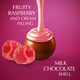 image 3 of Lindt Lindor Raspberry & Cream Milk Chocolate Truffles 200g 