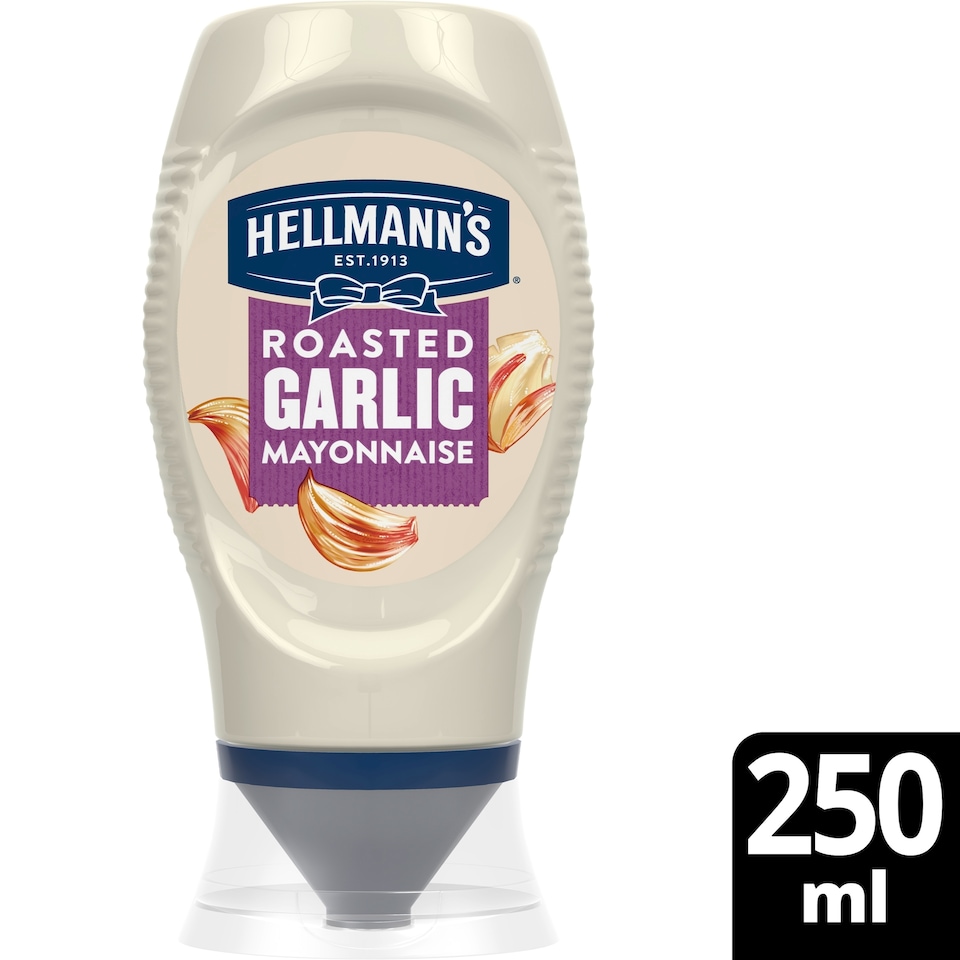 image 1 of Hellmann's Garlic Squeezy Mayonnaise 250Ml