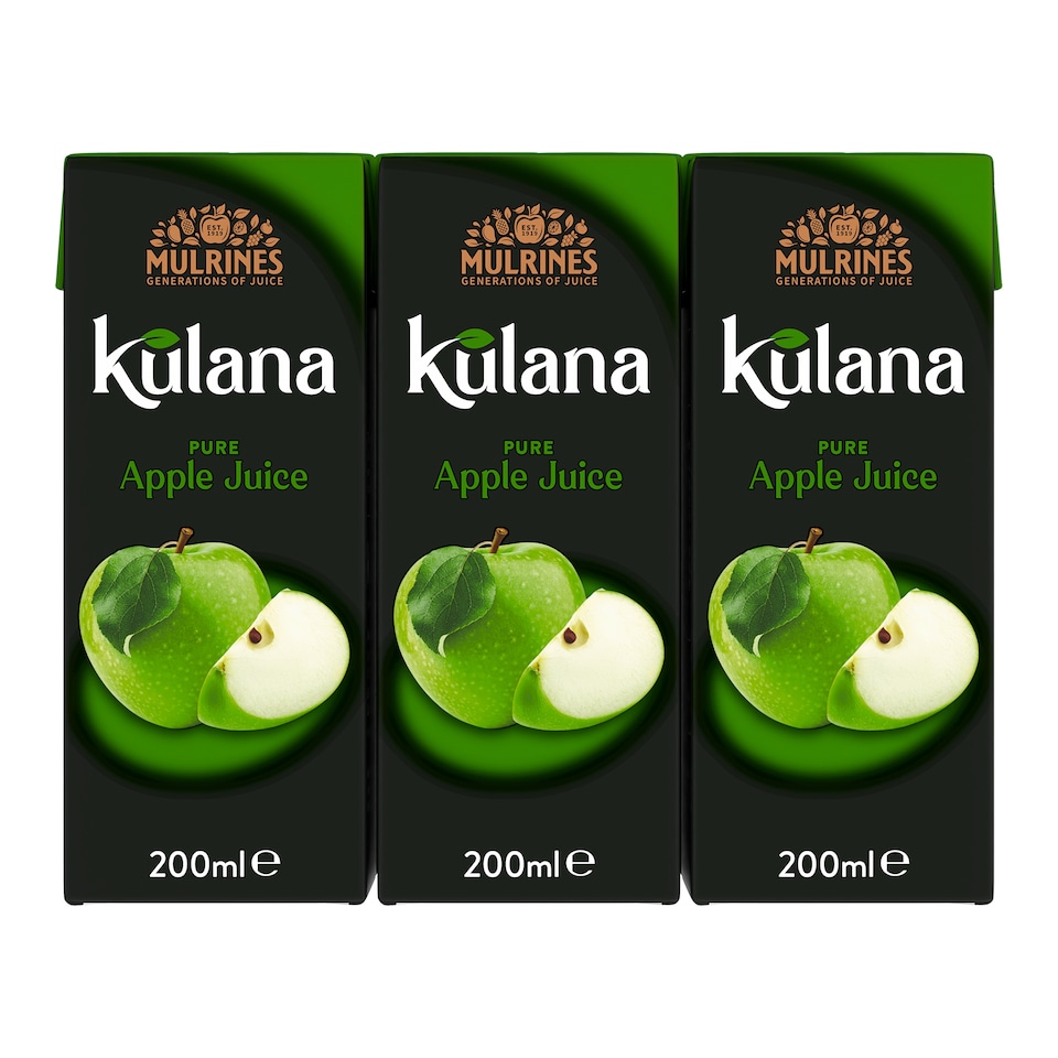 Kulana Ready To Drink Apple Juice 6 X 200 Ml