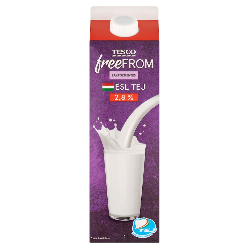 Tesco Free From laktózmentes ESL tej 2,8% 1 l