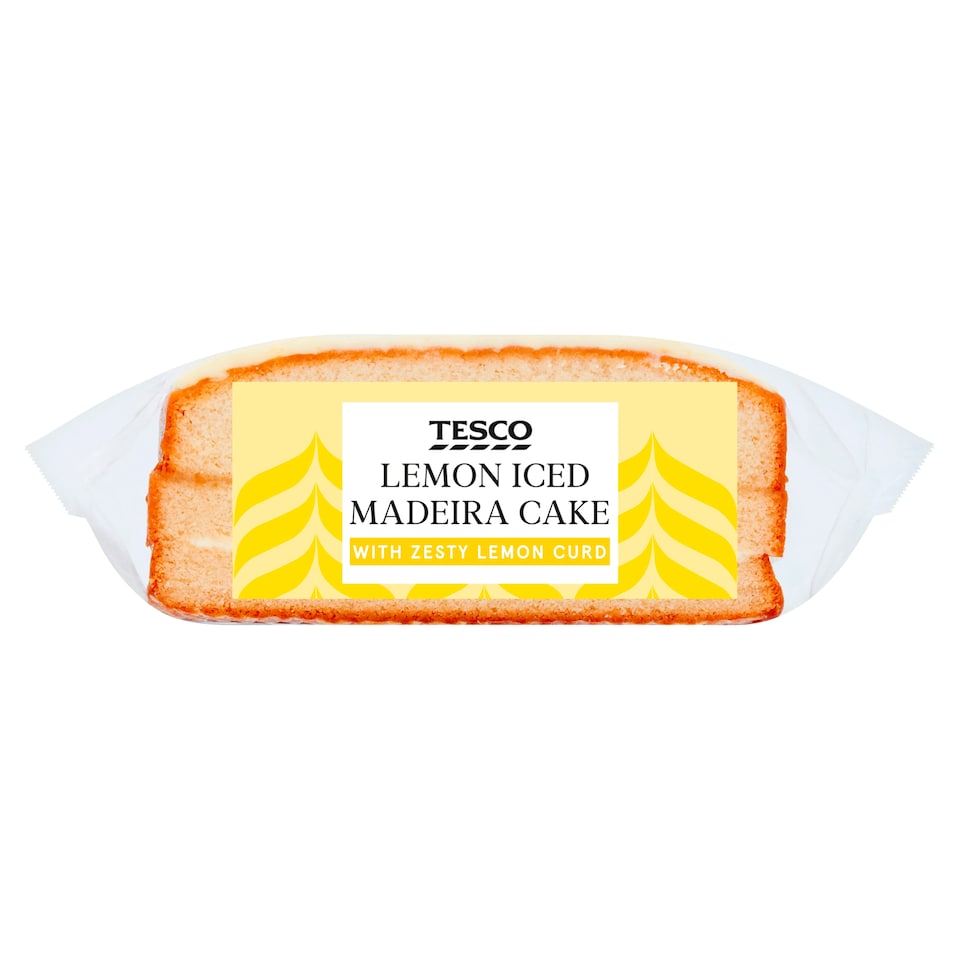 Tesco Lemon Iced Madeira Cake