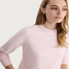 F&F Knitted Crew Neck Jumper in Pink