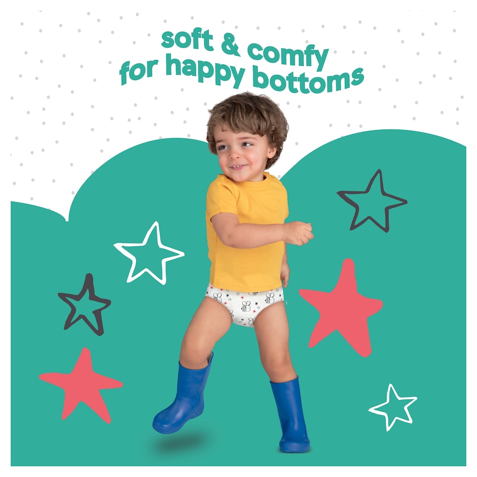 image 1 of Fred & Flo Flexible Easy Fit Pants Size 6+ 32 Pack