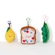 image 2 of Paperchase Deli Plush Key Rings - Assortment