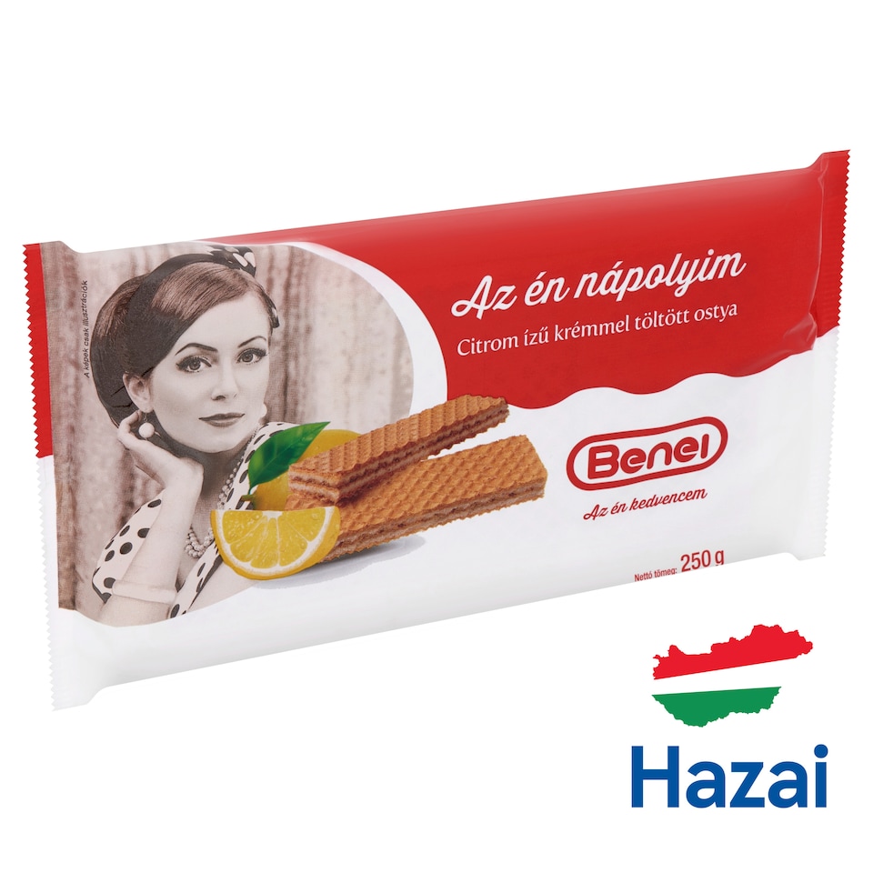 Benei Lemon Flavoured Cream Filled Wafer 250 g