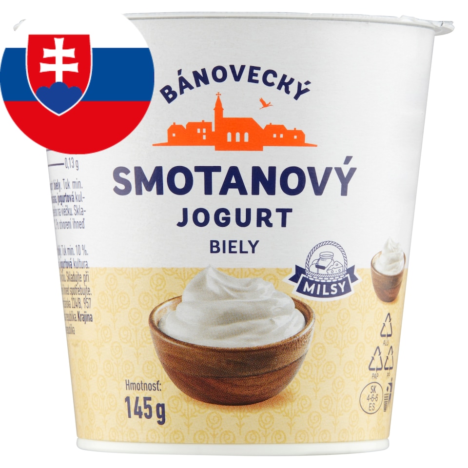 Milsy Bánovecký Creamy White Yoghurt 145 g
