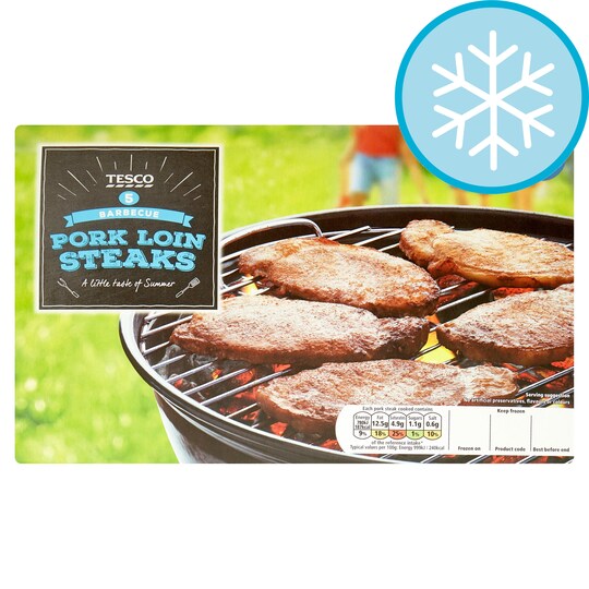 Tesco 5 Bbq Pork Loin Steaks Tesco Groceries