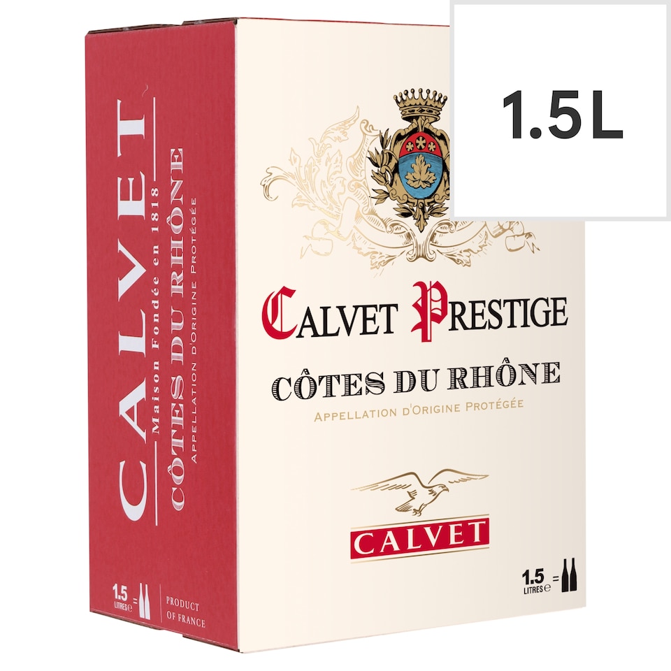 Calvet Prestige Cotes du Rhone Red Wine 1.5 Litres